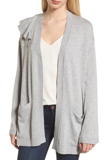 Women's Chelsea28 Ruffle Cardigan - Grey