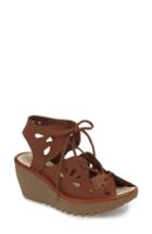 Women's Fly London Yote Sandal .5-6us / 36eu - Brown