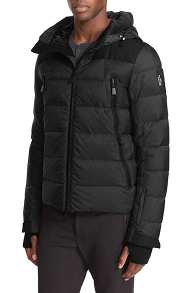 Men's Moncler 'camurac' Hooded Down Jacket - Black