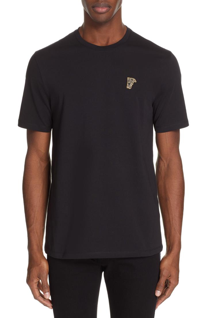 Men's Versace Collection Half Medusa T-shirt - Grey