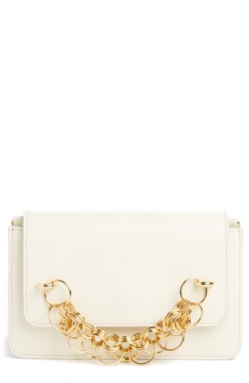 Chloe Drew Bijoux Leather Crossbody Bag - White