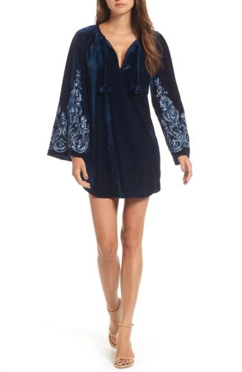 Women's Misa Los Angeles Luca Velvet Shift Dress