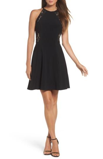 Women's Xscape Lace & Jersey Party Dress