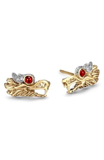 Women's John Hardy Legends Naga Dragon Stud Earrings