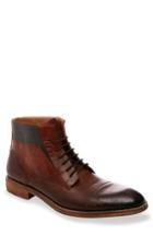Men's Steve Madden Quazzy Cap Toe Boot .5 M - Brown