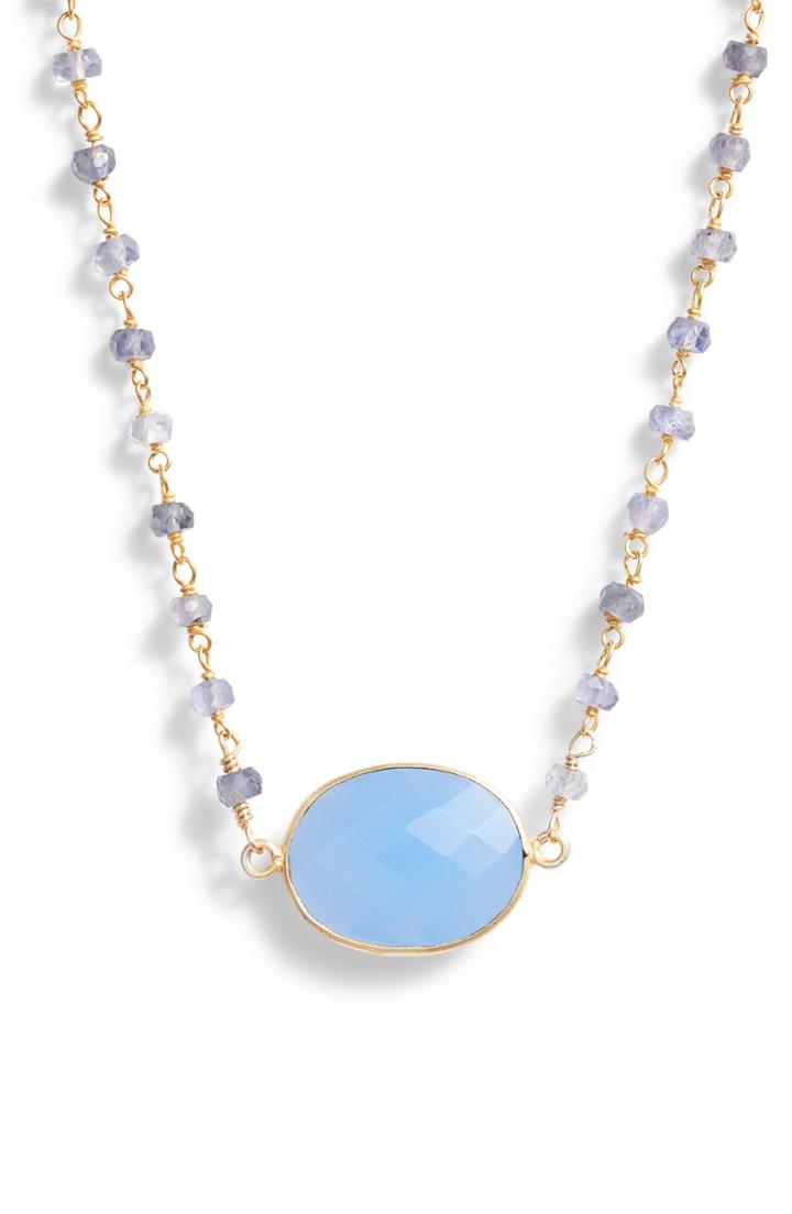 Women's Jemma Sands Montauk Semiprecious Stone Pendant Necklace