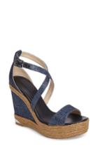 Women's Jimmy Choo Portia Cross-strap Platform Wedge