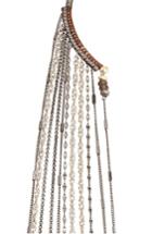 Women's Nakamol Design Chain Fringe Half Necklace