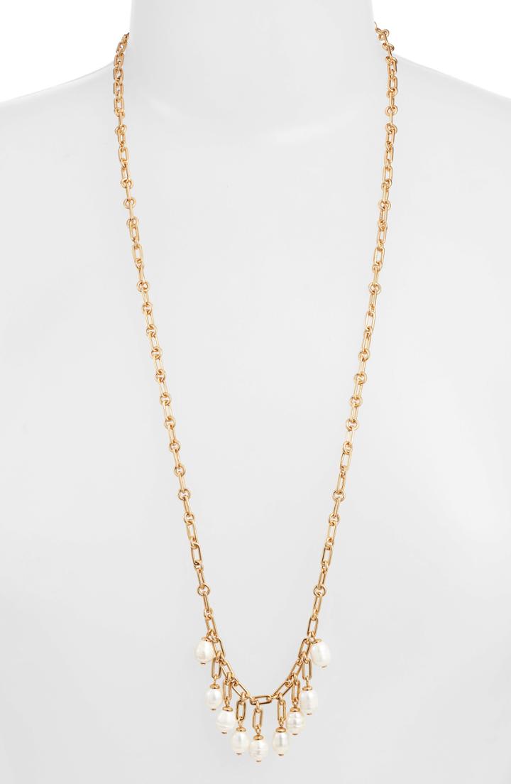 Women's Sole Society Freshwater Pearl Dangle Necklace