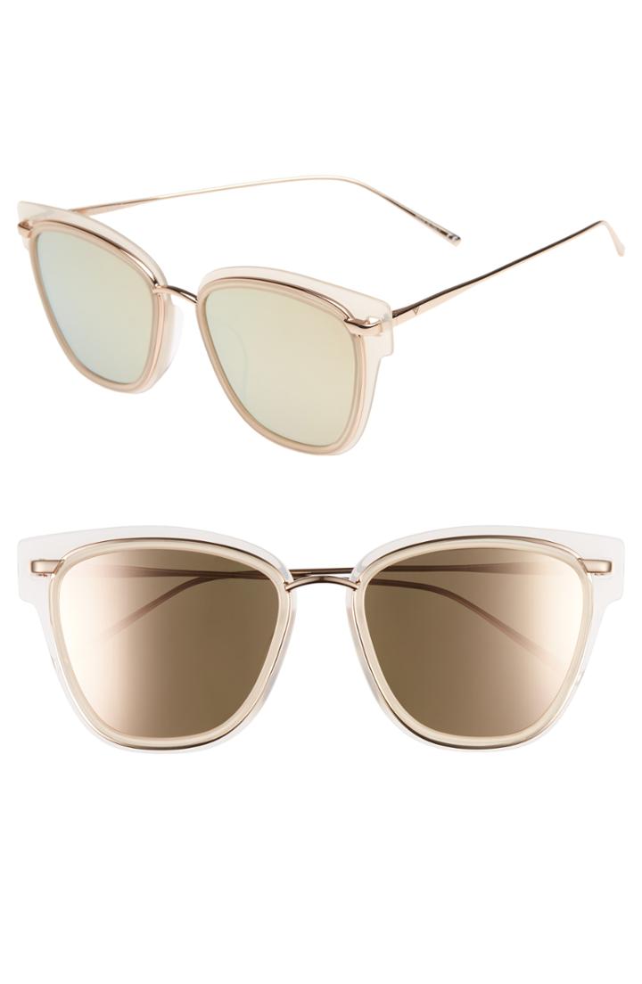 Women's Vedi Vero 56mm Square Sunglasses - Gold/ Peach