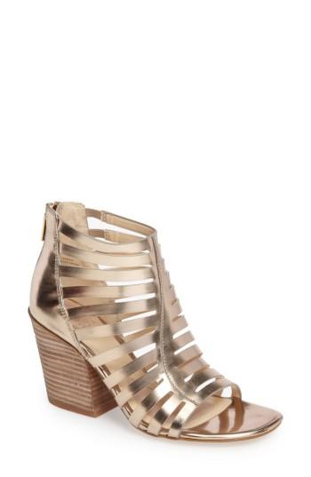Women's Isola Ianna Cage Sandal M - Metallic