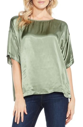 Women's Two By Vince Camuto Satin Tee - Green