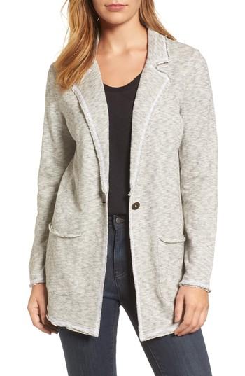 Women's Caslon Knit Boyfriend Blazer - Black