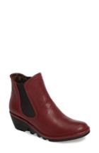 Women's Fly London 'phil' Chelsea Boot -8.5us / 39eu - Red