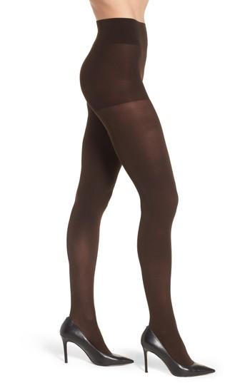 Women's Dkny Opaque Control Top Tights - Brown