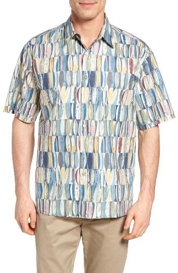 Men's Tori Richard Board Room Fit Print Sport Shirt