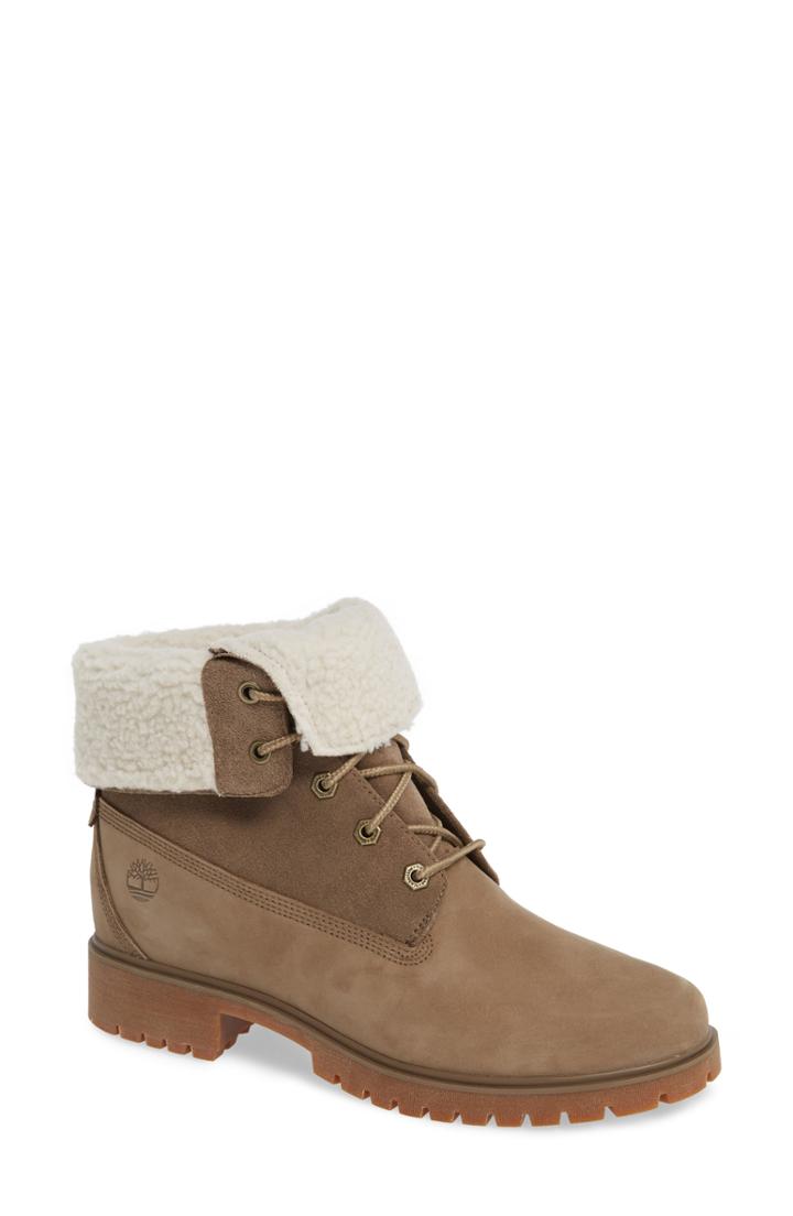 Women's Timberland Jayne Waterproof Bootie .5 M - Beige