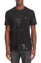Men's Versace Collection Tonal Medusa Print T-shirt, Size - Black