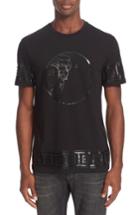 Men's Versace Collection Tonal Medusa Print T-shirt, Size - Black