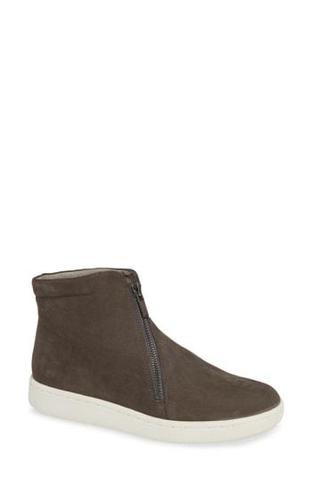Women's Eileen Fisher Bias Zip Sneaker .5 M - Grey
