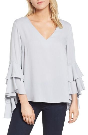 Women's Chelsea28 Bell Sleeve Top, Size - Grey