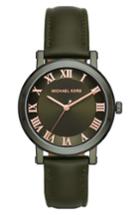 Women's Micahel Kors Norie Leather Strap Watch, 38mm