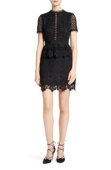Women's Ted Baker London Dixa Layered Lace Skater Dress
