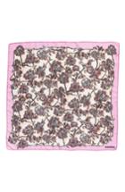 Women's Missoni Floral Print Square Silk Scarf, Size - Pink