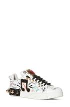 Women's Dolce & Gabbana Mixed Media Sneaker Us / 38.5eu - White