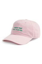 Women's Body Rags Clothing Co. 'i Know That Guac Is Extra' Cap - Pink