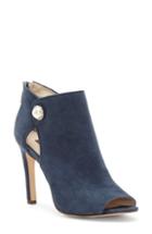 Women's Louise Et Cie Illisa Peep Toe Bootie .5 M - Blue