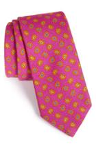 Men's Ted Baker London Paisley Silk Tie, Size - Pink