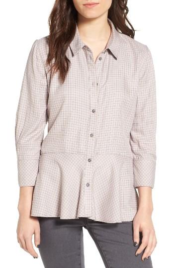 Women's Treasure & Bond Drapey Peplum Shirt