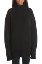 Women's Proenza Schouler Wool & Cashmere Blend Turtleneck Sweater - Black