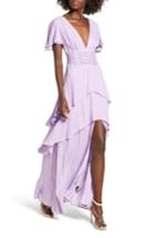Women's Afrm Micah Corset Maxi Dress - Purple