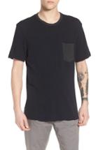 Men's James Perse Two-tone Pocket T-shirt (s) - Black