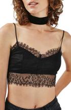 Women's Topshop Eyelash Lace Bralette