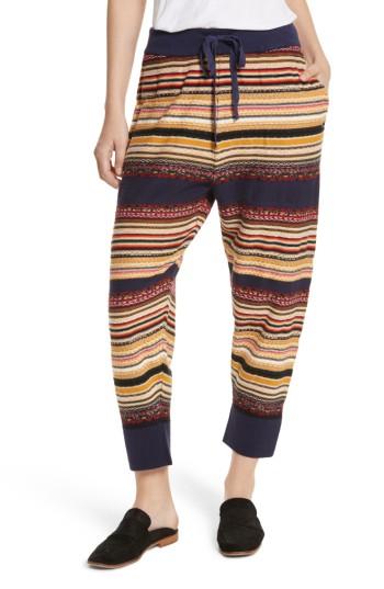 Women's Free People All Mixed Up Jogger Pants - Blue