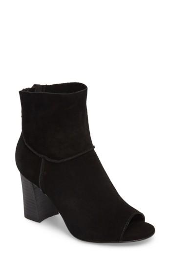 Women's Sbicca Rozene Peep Toe Seamed Bootie B - Black
