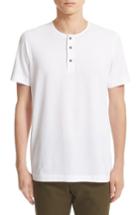 Men's Wings + Horns Mesh Jersey Henley - White