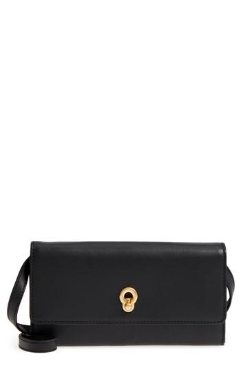 Cole Haan Zoe Leather Smartphone Crossbody Bag - Black