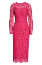 Women's Dolce & Gabbana Lace Sheath Dress Us / 42 It - Pink