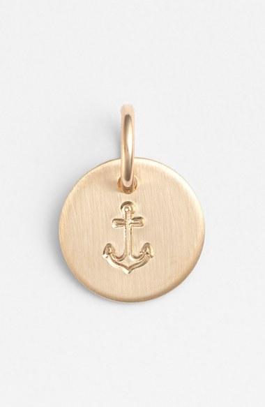 Women's Nashelle Anchor Mini Stamp Charm