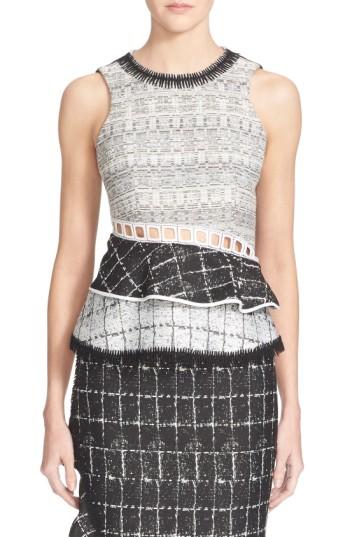 Women's Jonathan Simkhai Open Back Ruffle Top