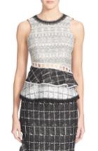Women's Jonathan Simkhai Open Back Ruffle Top