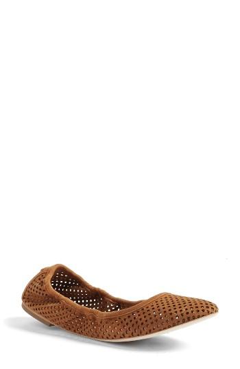 Women's Tory Burch Jesse Ballet Flat M - Beige