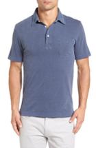 Men's Faherty Slub Jersey Polo - Blue