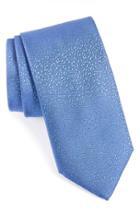 Men's Canali Solid Silk Tie, Size - Blue
