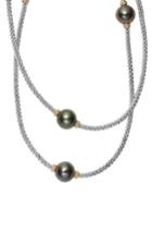 Women's Lagos Luna Long Pearl Station Necklace