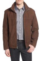 Men's Marc New York By Andrew Marc Calyer Leather Jacket - Brown